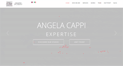 Desktop Screenshot of angelacappi.com